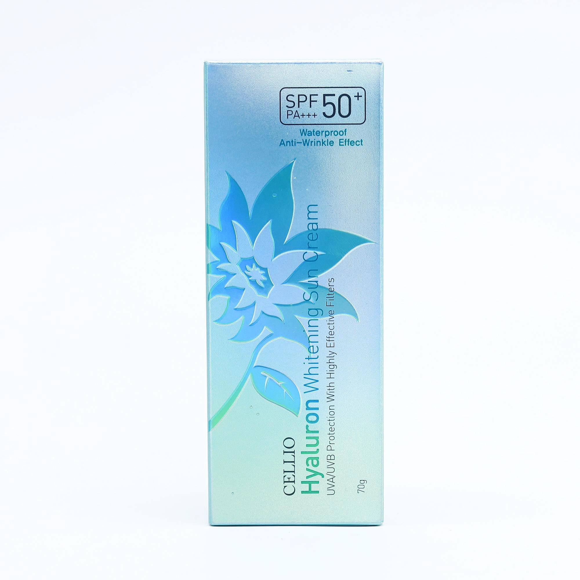 Cellio Hyaluron White Sun Cream 50+ 70g SPF kremlar Южная Корея