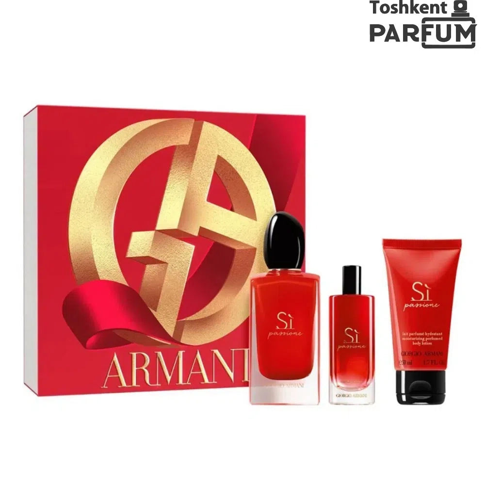 Бренд Giorgio Armani SI Pssion Nabor Lux To'plam Италия
