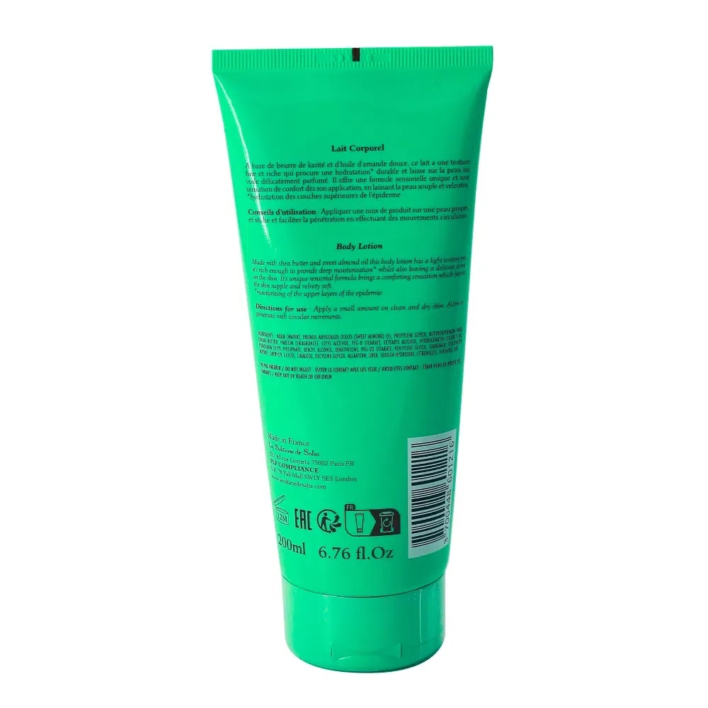 La Sultane De Saba Body Lotion Aloe Vera and Tiare Flower 200ml Tana uchun umumiy Fransiya