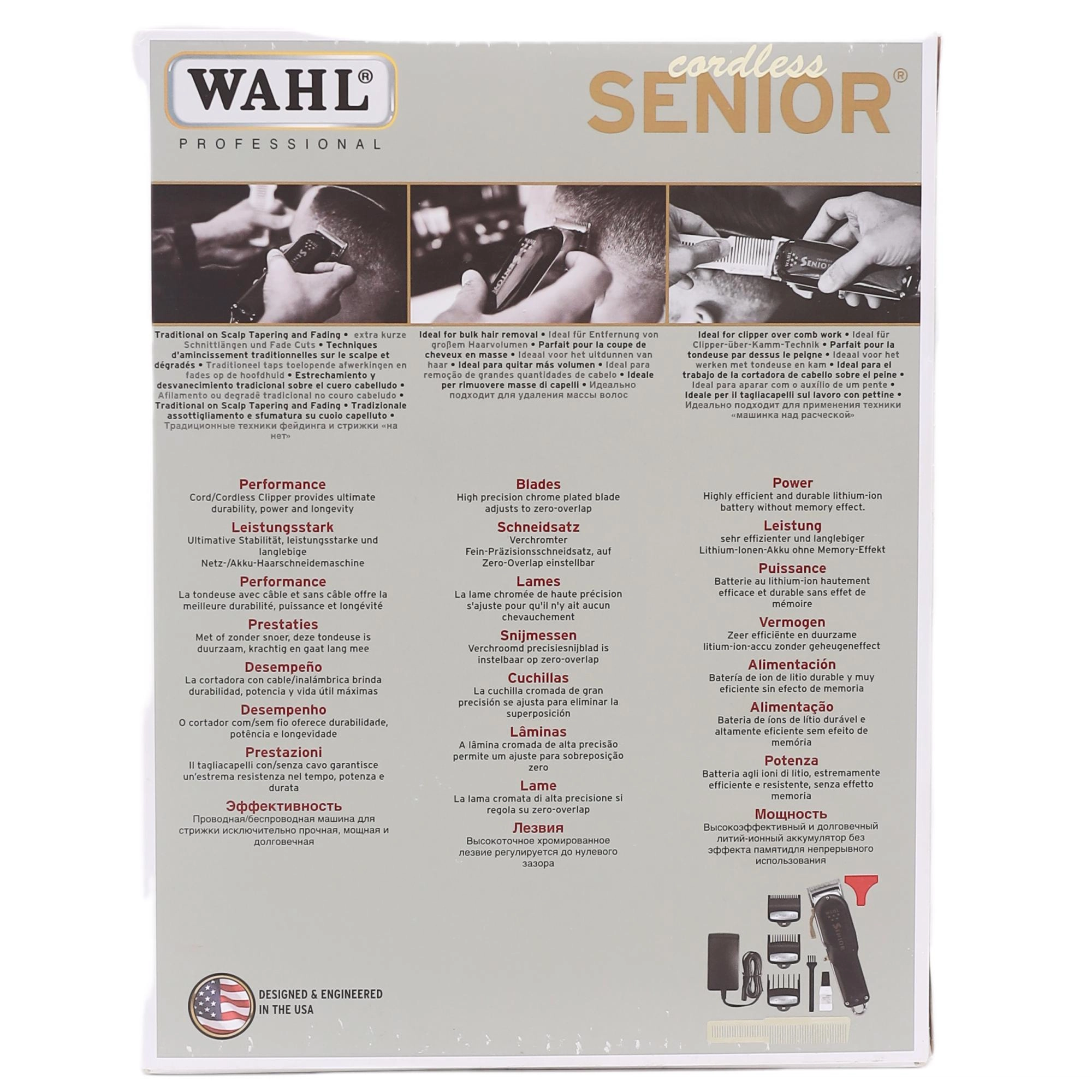 Mashinka Wahl senior Elektron ustaralar США
