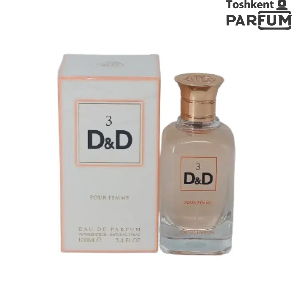 Дубай Духи D & D 3 Pour Femme EDP 100мл Dubay Parfumeriya ОАЭ