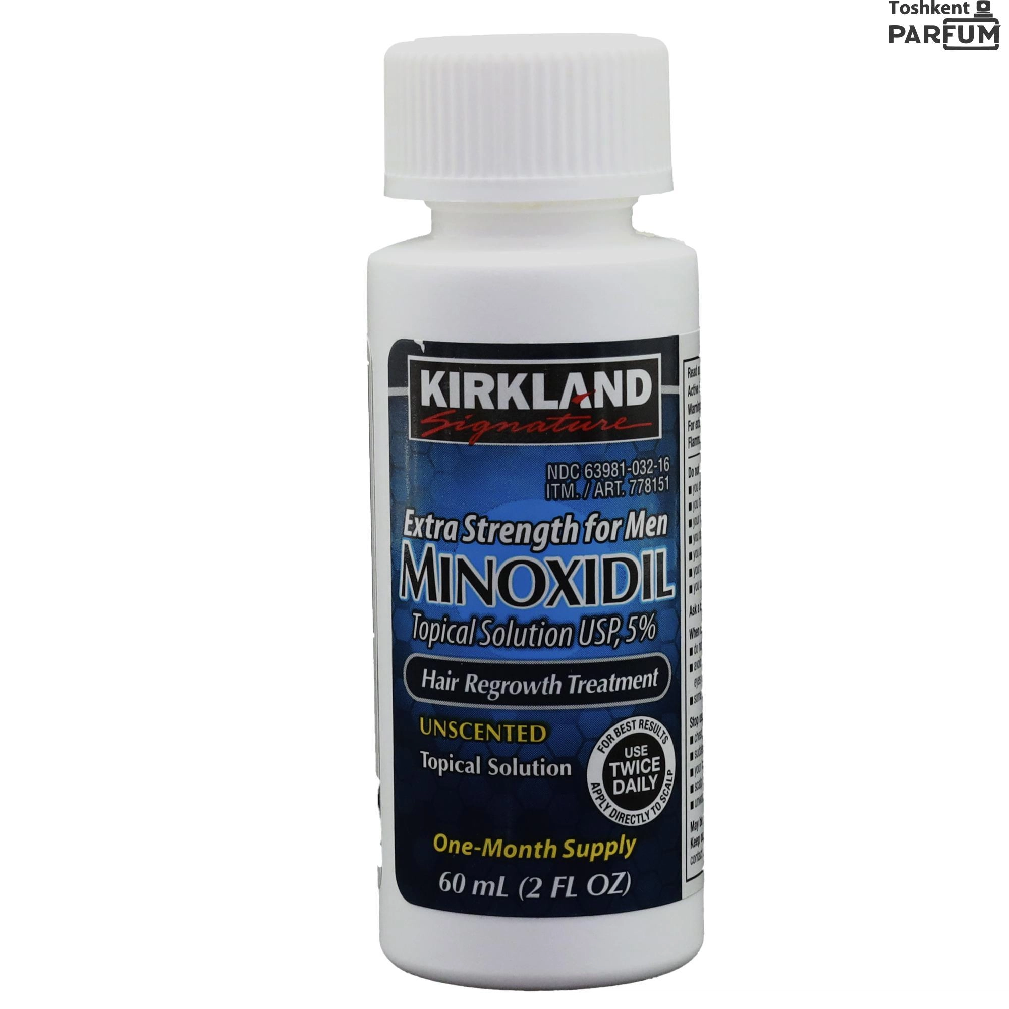 Kirkland minoxidil topical solution USP,5% 60ml Yog'lar va sivorotkalar umumiy США