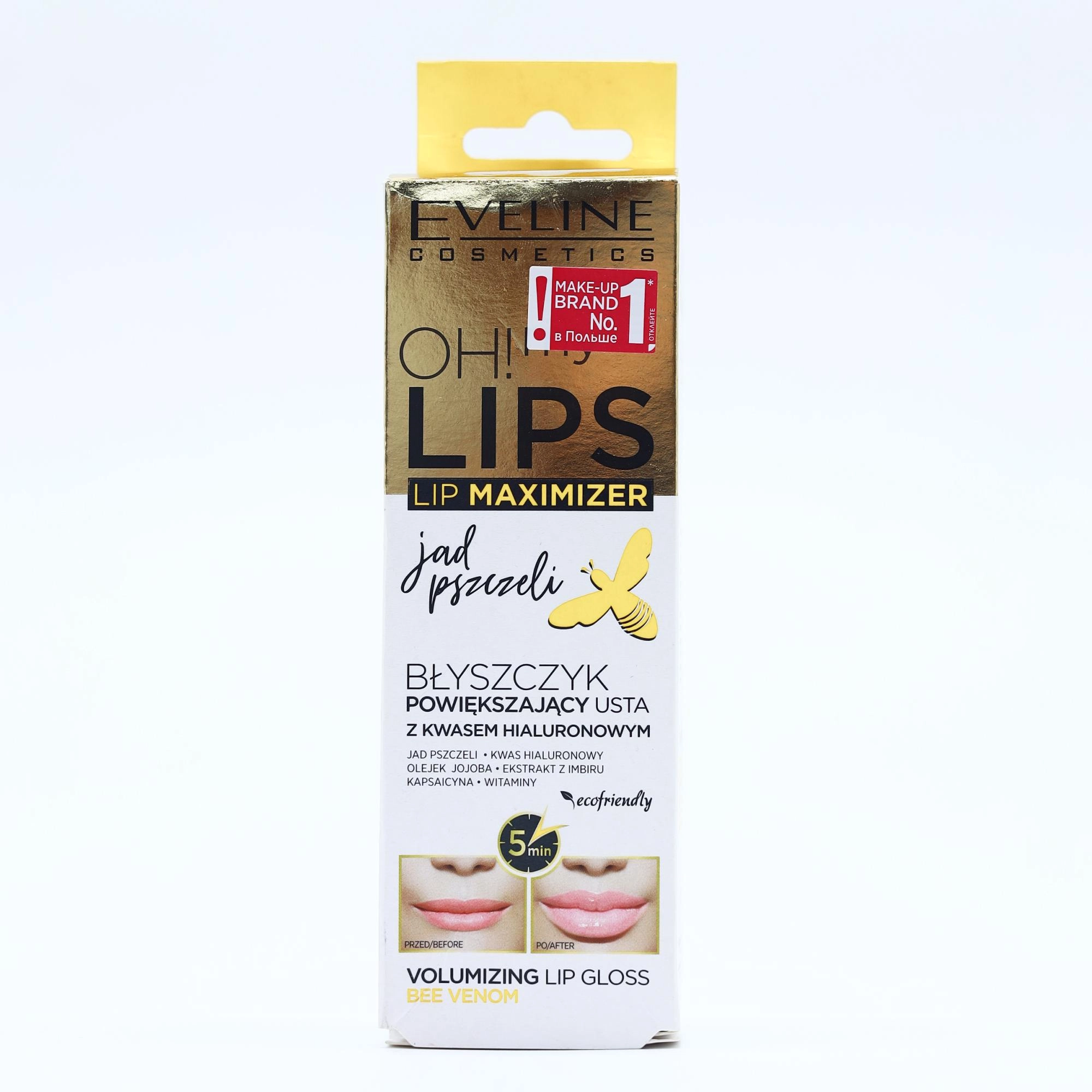 Eveline Make up Lips Lip Maximizer пчелиное масло 4,5мл Eveline Lips Blesk va tintlar Франция
