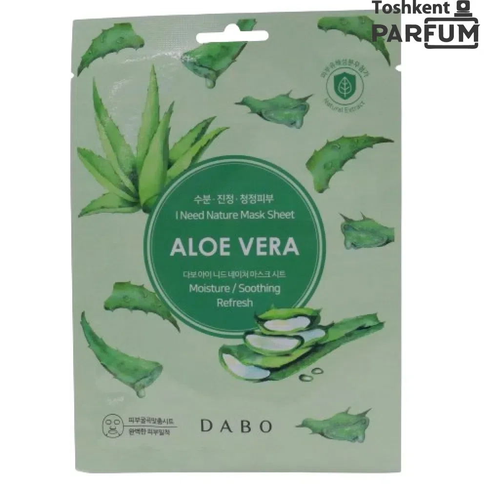 Dabo Maska Aloe Vera Koreya maska umumiy Южная Корея