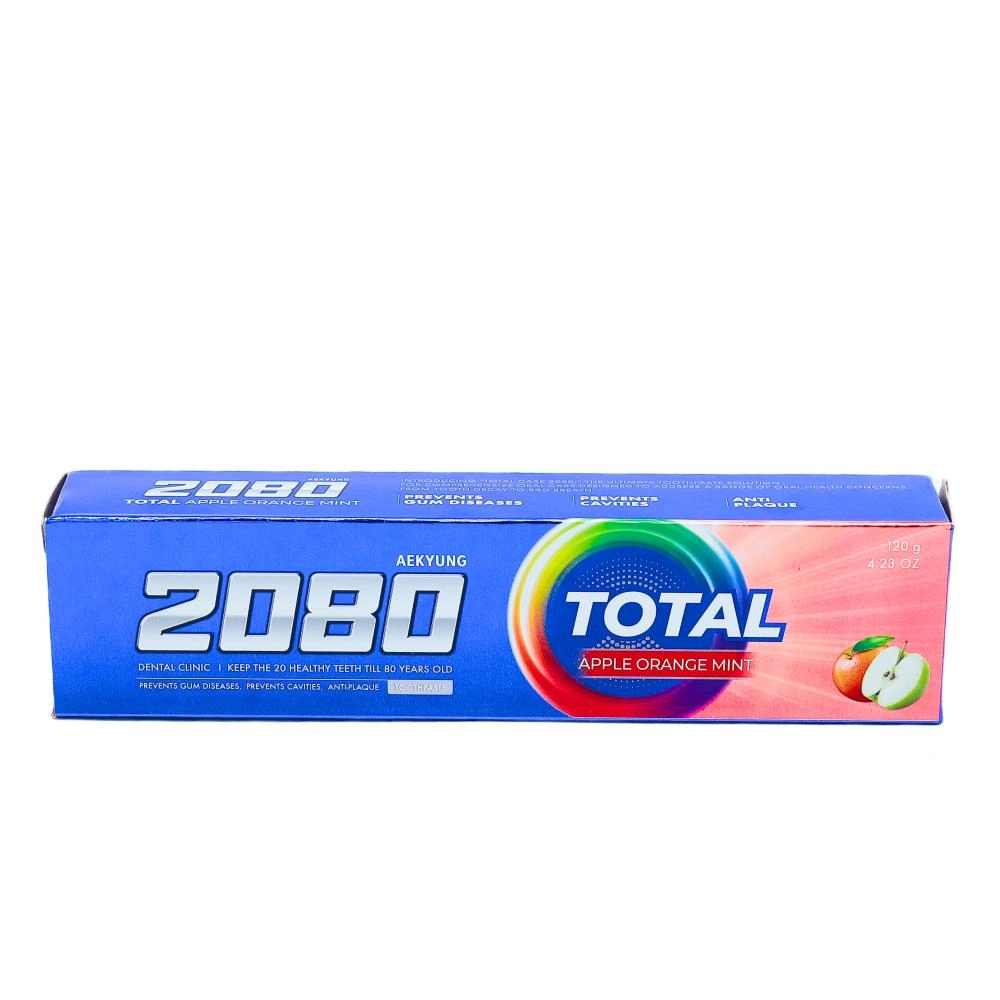 Aekyung 2080 Dental Clinic Total Apple orange mint 120 Tish Pastasi Южная Корея