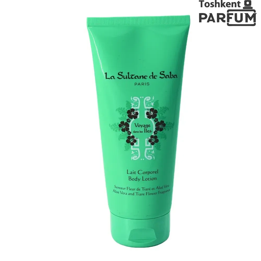 La Sultane De Saba Body Lotion Aloe Vera and Tiare Flower 200ml Tana uchun umumiy Fransiya