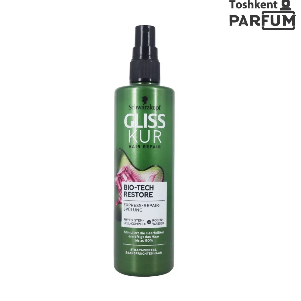 Schwarzkopf Gliss Kur Bio Tech Restore 200мл Soch uchun sprey va kremlar Россия