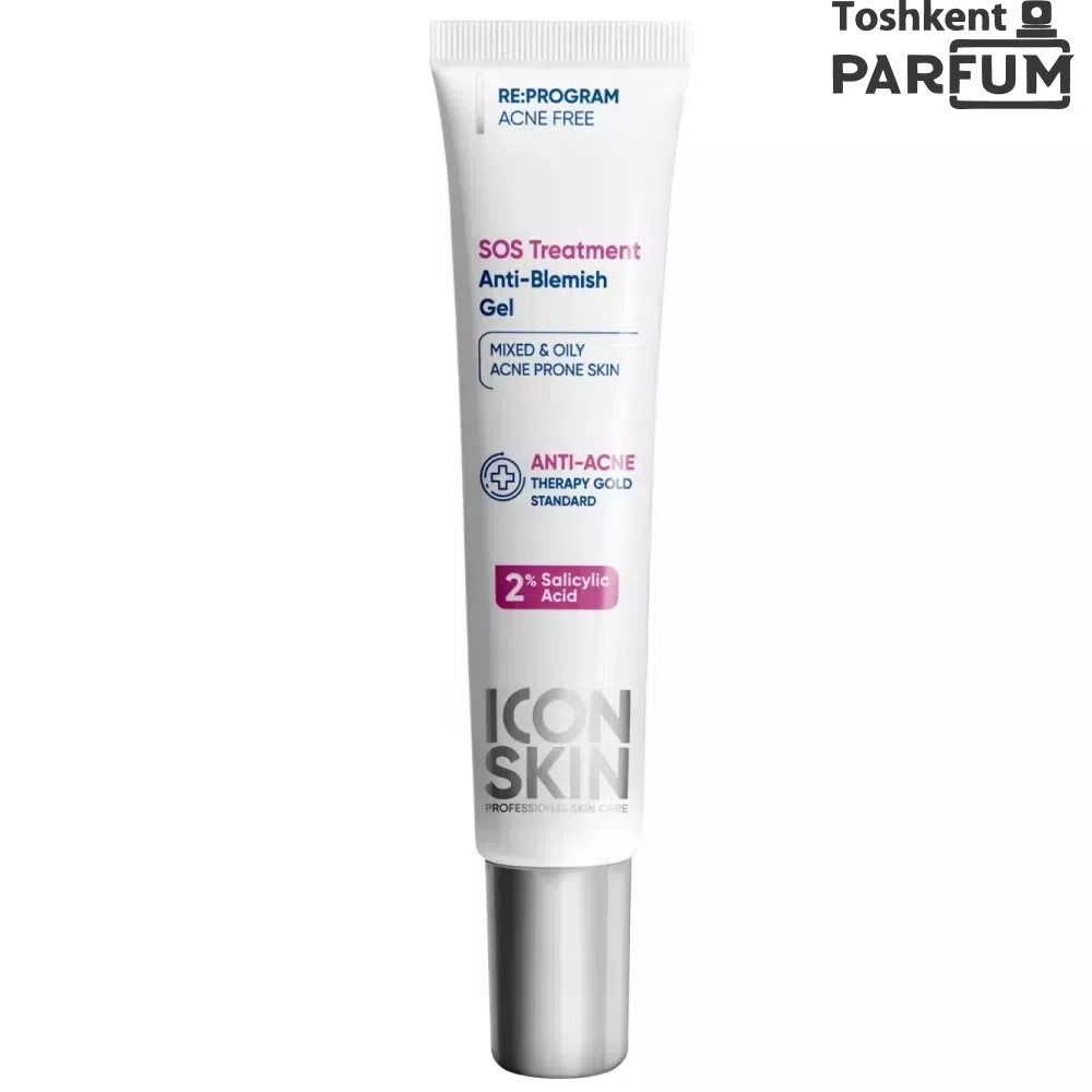 Icon Skin Sos Treatment Anti Blemish Gel 20мл Yuz va tana uchun yog'lar umumiy Россия