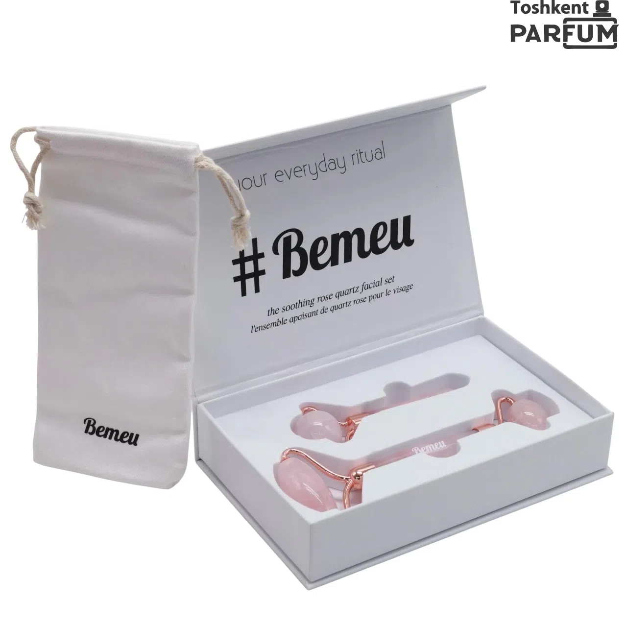 Bemeu The Rose Quartz Facial Spa Set Nabor Yuz uchun aksesuarlar umumiy Китай