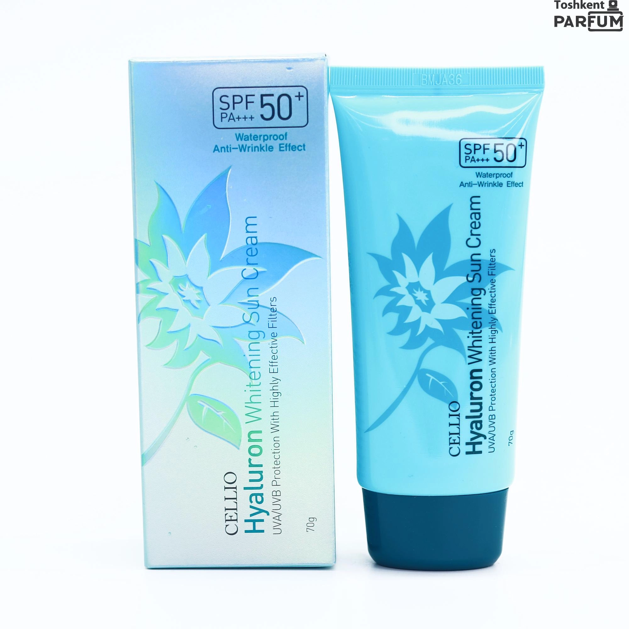 Cellio Hyaluron White Sun Cream 50+ 70g SPF kremlar Южная Корея