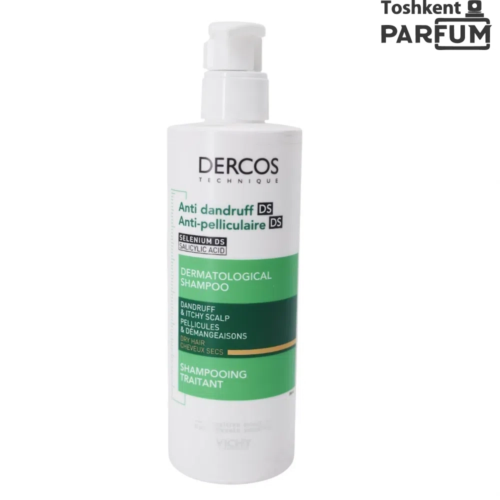 Vichy Dercos Dermatological Shampoo Traitant 390мл shampun va quruq shampunlar umumiy Испания