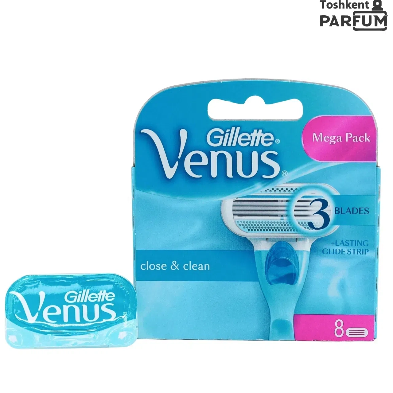 Gillette Venus 3Blades 8 лезвий Britvalar va ustaralar Германия
