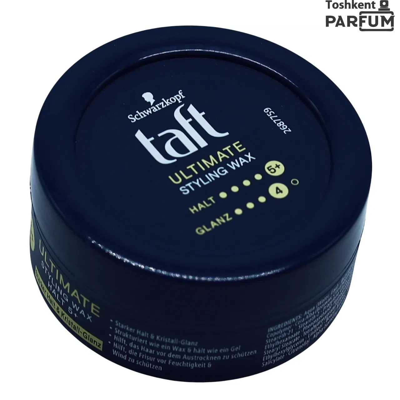 Schwarzkopf Taft Vosk Ultimate Воск для укладки 75мл Soch uchun gel va vosklar umumiy Германия