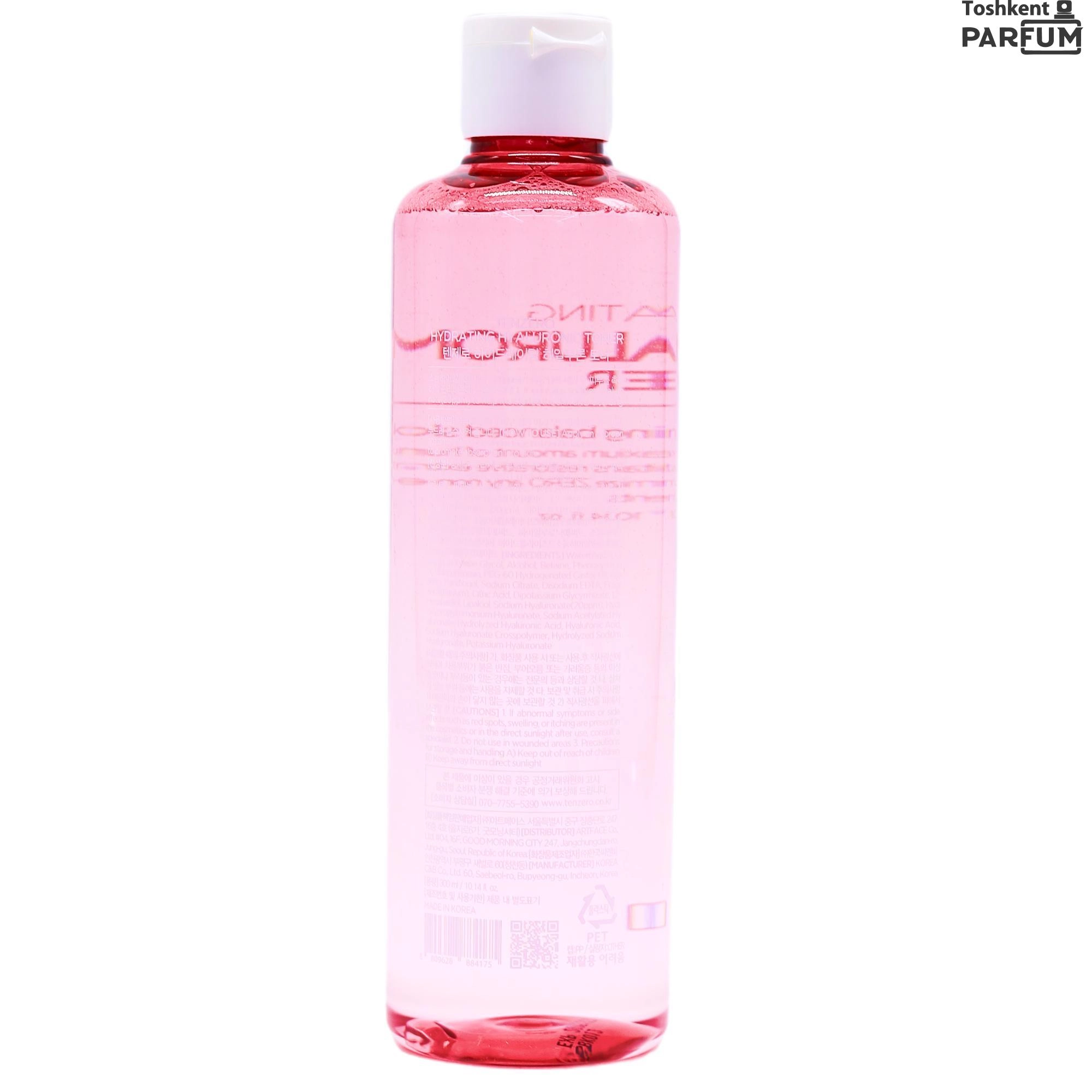 Tenzero Hydrating Hyaluronic Toner Koreya yuz tozalash umumiy Южная Корея