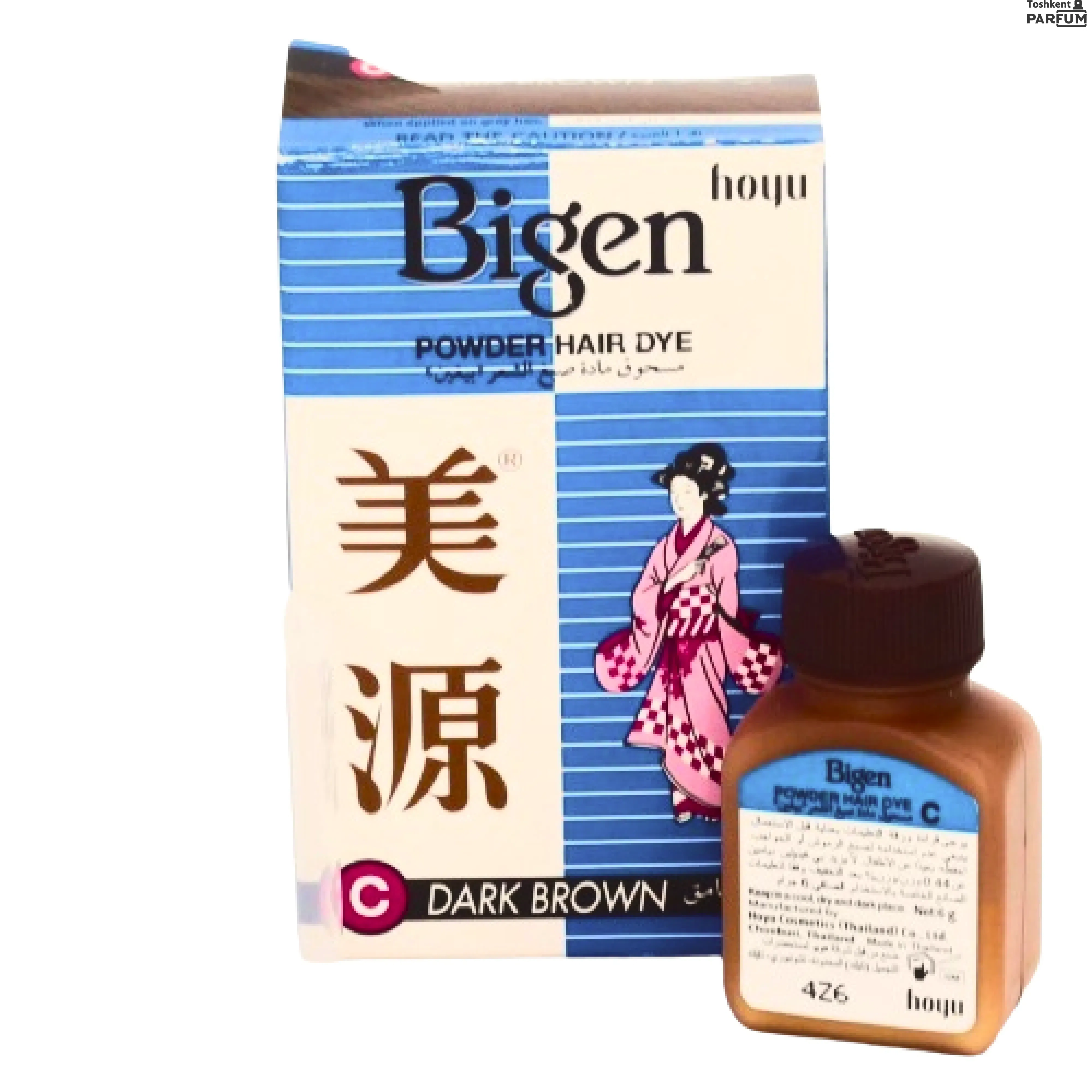 Bigen Powder Hair Dye Dark Brown C 6.00 гр Bigen Powder hair dye Тайвань