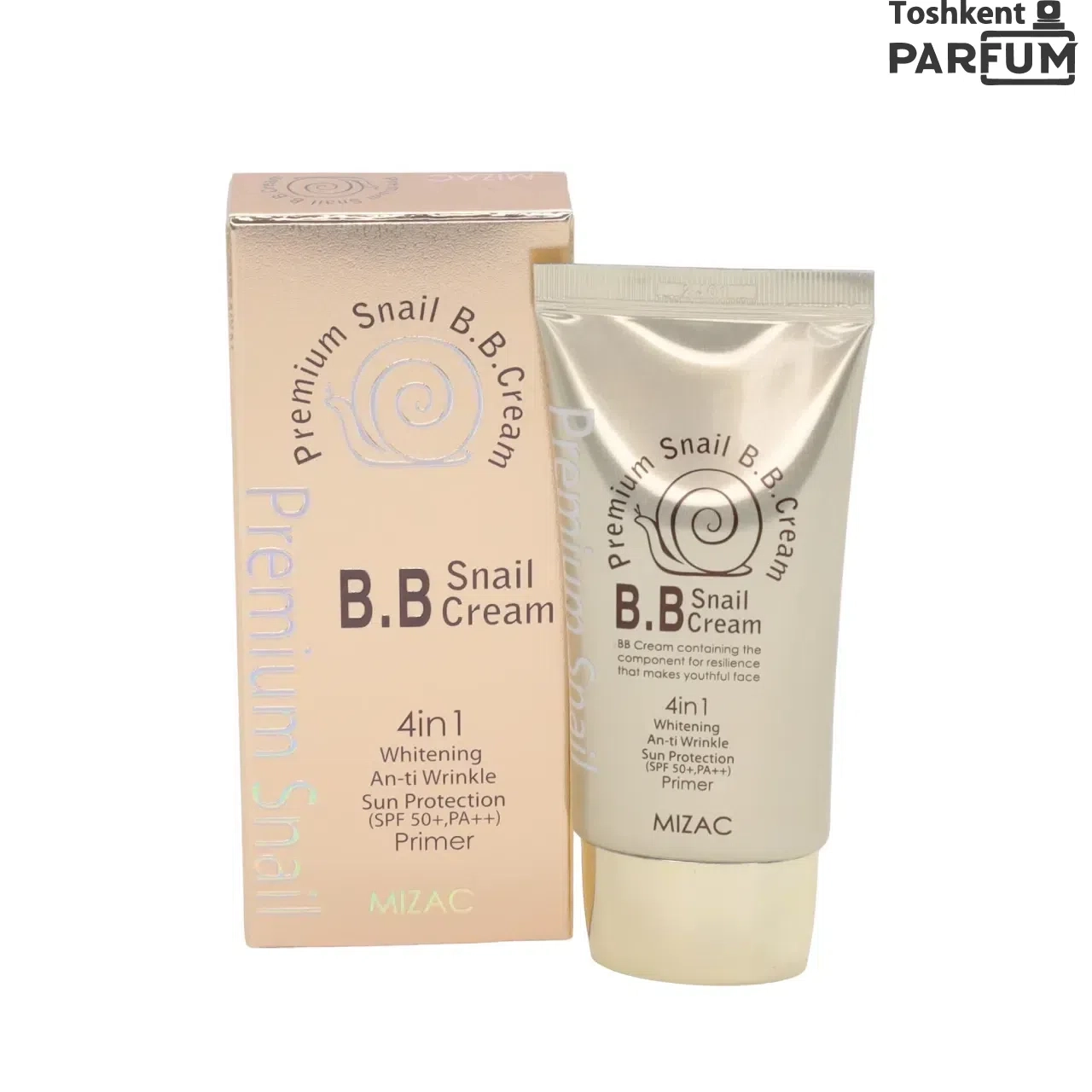 BB Snail Cream MIZAC 4in1 50 мл BB va CC kremlar Южная Корея