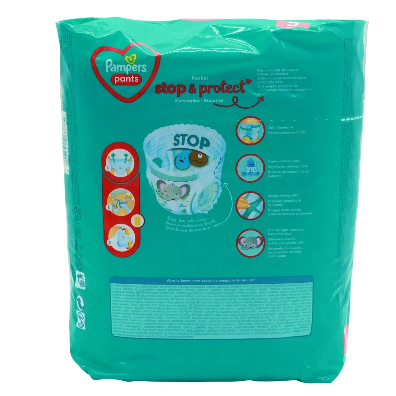 Детские подгузники pampers pants 5-22 pampers umumiy Польша