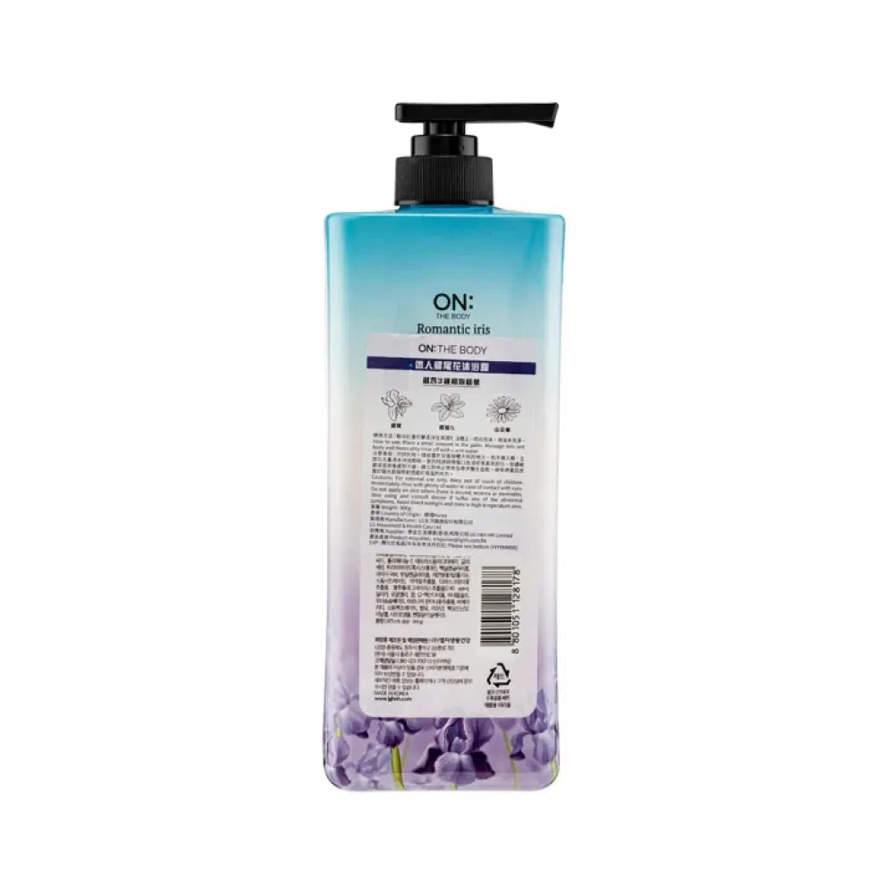 On Body Romantic Iric Flower Body Wash Is Sweet 875мл Dush uchun gellar Umumiy Жанубий Корея