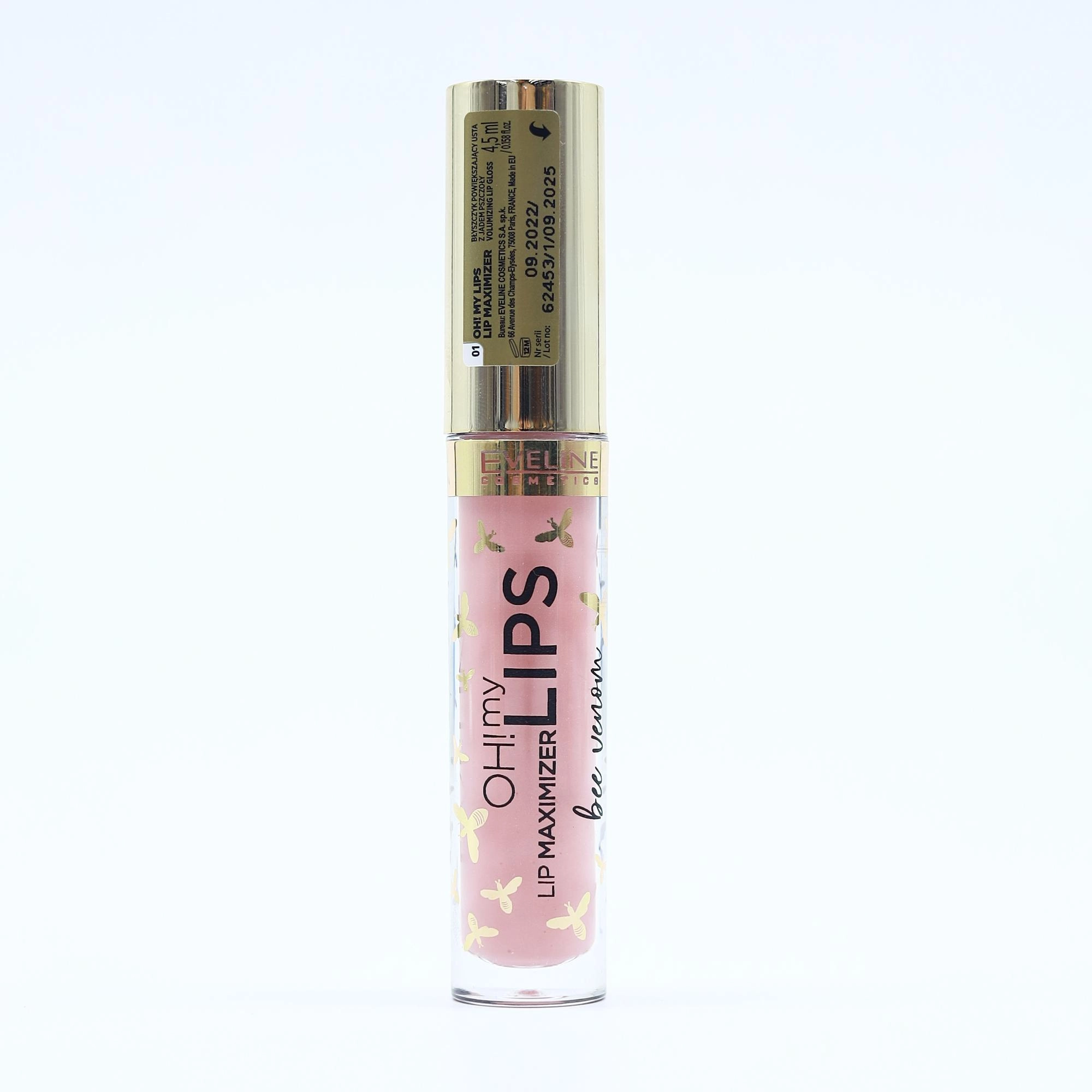 Eveline Make up Lips Lip Maximizer пчелиное масло 4,5мл Eveline Lips Blesk va tintlar Франция