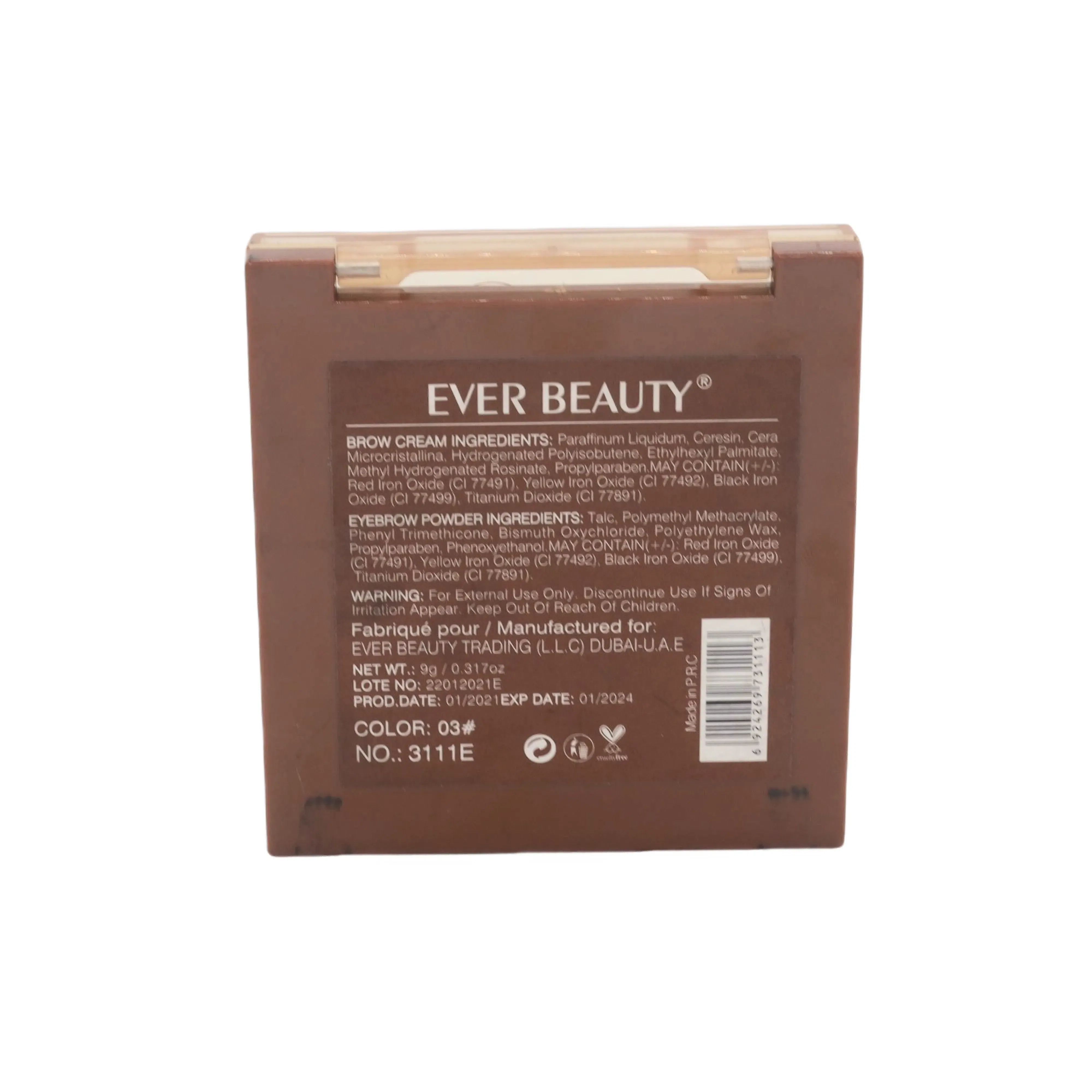 Ever Beauty Brow Ten 9.0 gr Qosh uchun tenlar Xitoy
