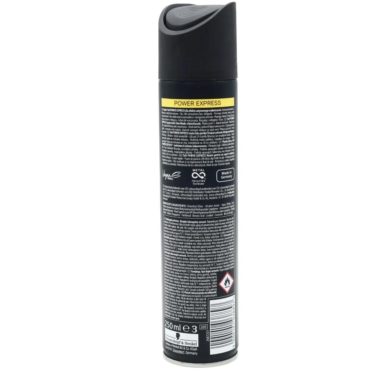 Schwarzkopf taft power express sprey 250ml lak va musslar umumiy Германия