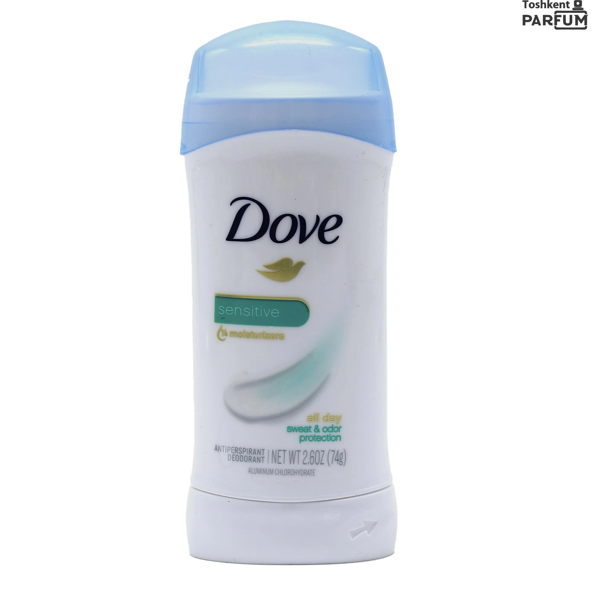 Dove Sensitive Антиперспирант аёллар учун 74г Ayollar uchun dezdorant umumiy Франция