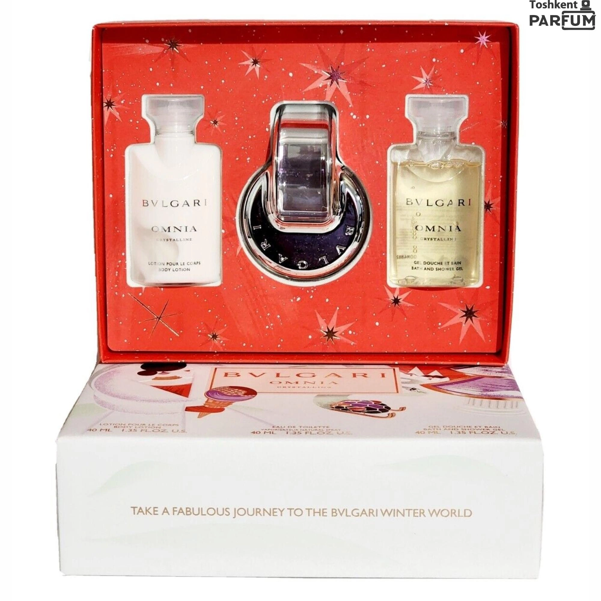 Brand BVLGARI Omnia EDT 40ml To'plam Italiya