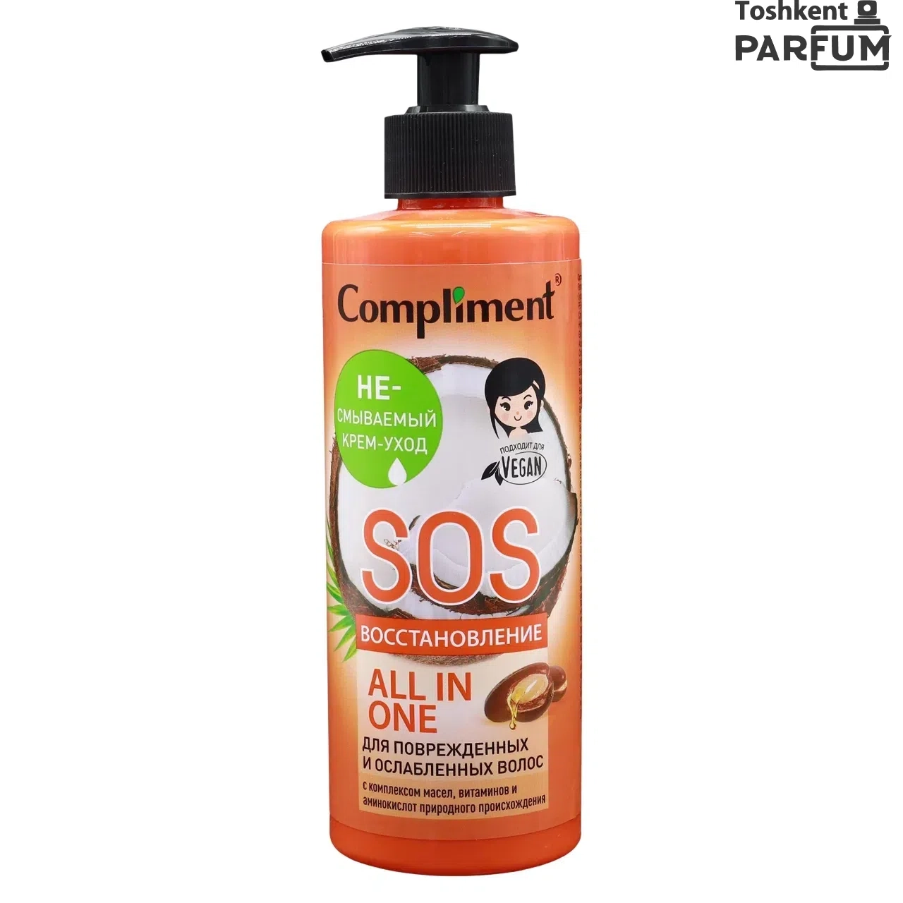 Compliment SOS Krem DLya Volos 400ml Soch uchun sprey va kremlar Россия
