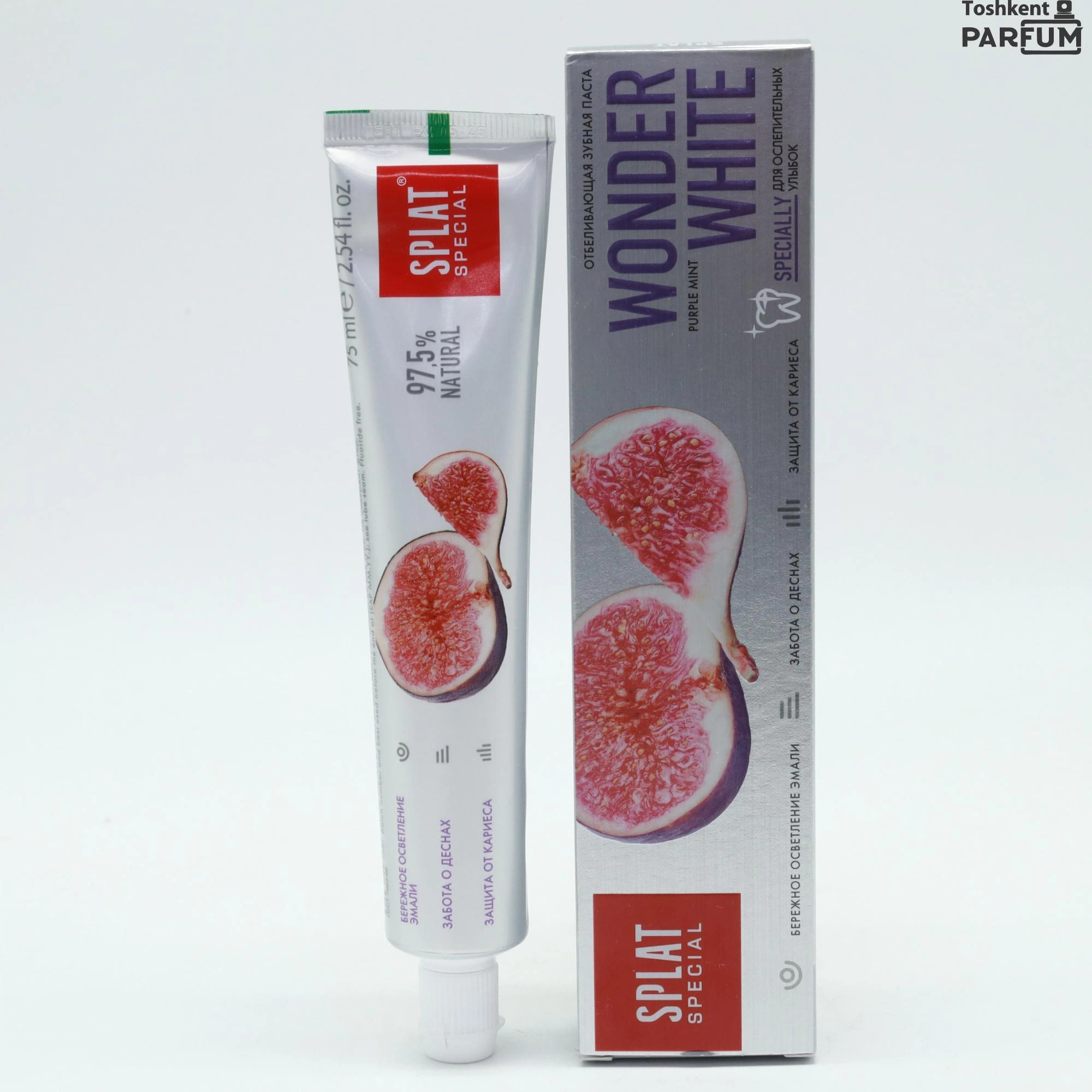 Splat Special Zub. Pasta 75ml Wonder White Purple Mint Tish Pastasi Россия