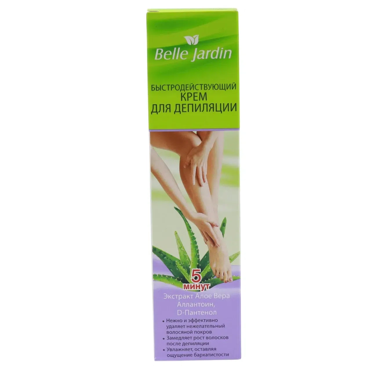 Bella Jardin 5minutes Fast Hair Removal Cream Aloe Vera Extract 75ml depilatsiya kremlar umumiy null