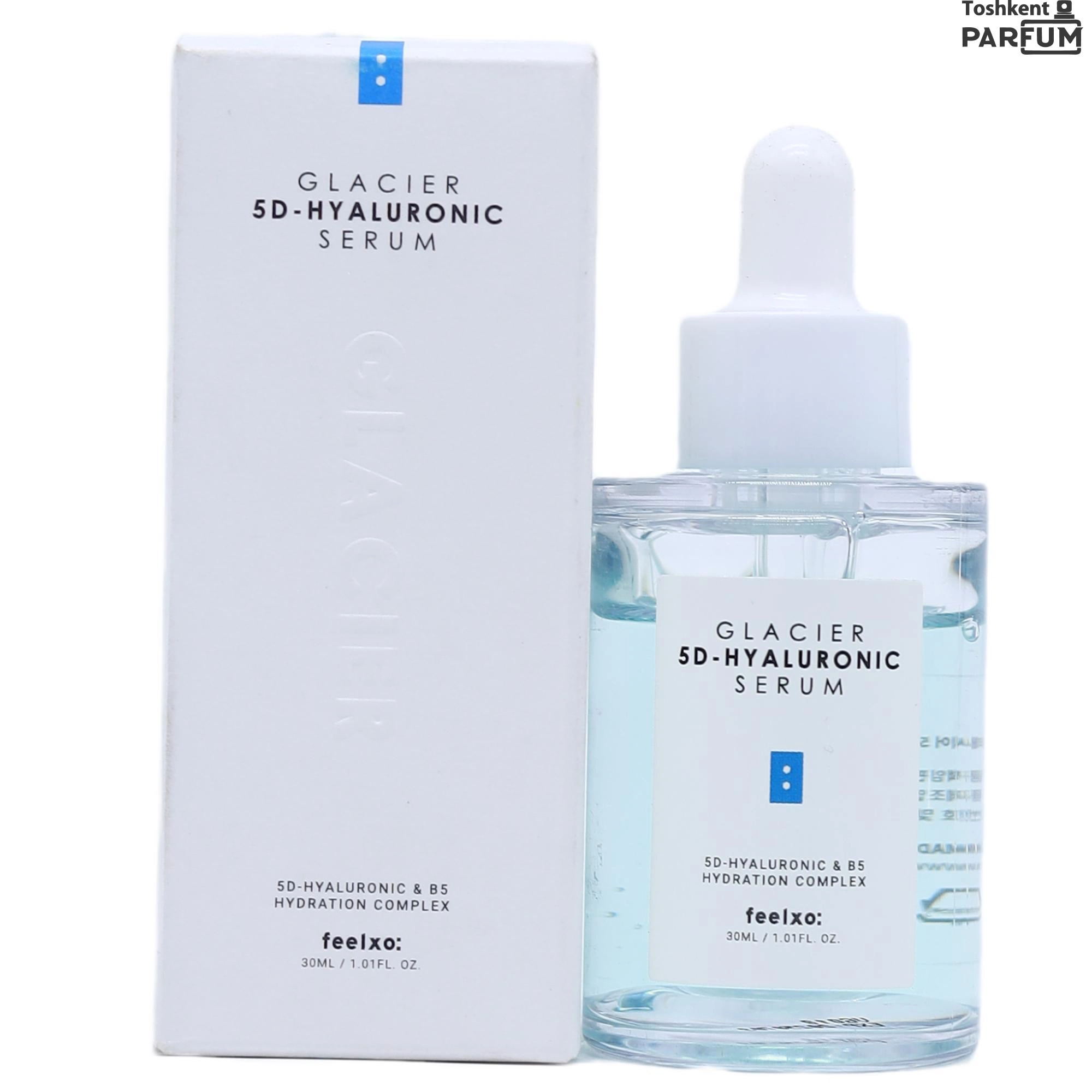 Feelxo Glacier 5d Hyaluronic serum 30ml Essensiya, Emulsiya va Sivorotka Южная Корея