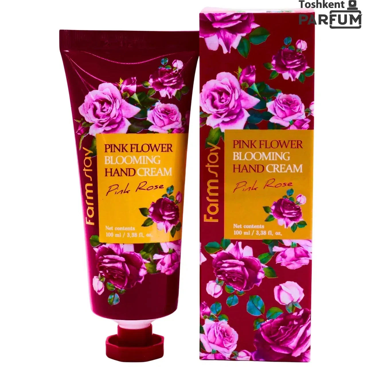 Farm Stay Pink Flower Blooming Hand Cream 100мл Koreya tana kremlari Южная Корея